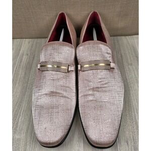 AM After Midnight Salmon Pink Slip‎ On Dress Shoes Men's Size 13M Prom Dance